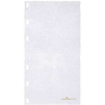 Durable fundas de CD para 2 CDs/DVDs de PP, 155 x 285 x 3,25 mm, transparentes, 5 pcs Durable fundas de CD para 2 CDs/DVDs de PP, 155 x 285 x 3,25 mm, transparentes, 5 pcs