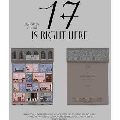 SEVENTEEN BEST ALBUM '17 IS RIGHT HERE' SEVENTEEN BEST ALBUM '17 IS RIGHT HERE'