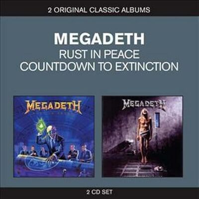 Megadeth classic albums rust in peace/countdown to extincio Megadeth classic albums rust in peace/countdown to extincio