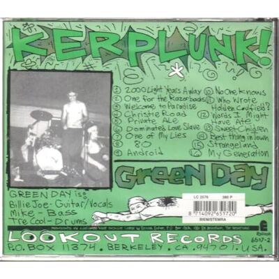 Green Day Kerplunk Green Day Kerplunk