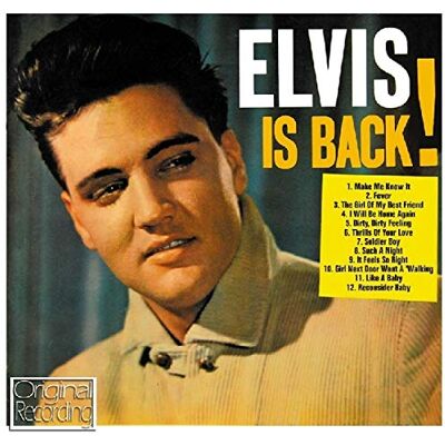 Elvis Presley Elvis Is Back Elvis Presley Elvis Is Back