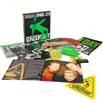Green Day Warning (25Th Anniversary (5 Lp Color Libreto Parche Póster Botones Pegatinas) Green Day Warning (25Th Anniversary (5 Lp Color Libreto Parche Póster Botones Pegatinas)
