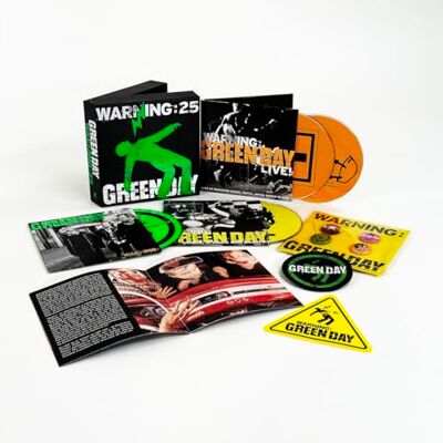 Green Day Warning (25th anniversary Deluxe edition) (4 CD) BOX Libreto + Parche + Botones + Pegatina Green Day Warning (25th anniversary Deluxe edition) (4 CD) BOX Libreto + Parche + Botones + Pegatina