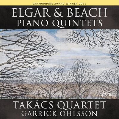 Hyperion Elgar, Beach : Quintettes à cordes. Ohlsson, Quatuor Takacs. Hyperion Elgar, Beach : Quintettes à cordes. Ohlsson, Quatuor Takacs.