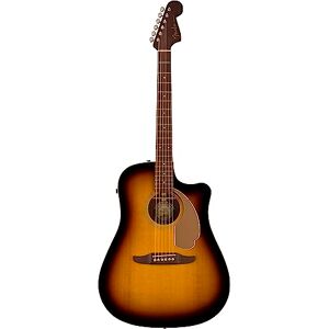 Fender Redondo Player Acoustic Guitar, Walnut Fingerboard, Gold Pickguard, Sunburst Fender Redondo Player Acoustic Guitar, Walnut Fingerboard, Gold Pickguard, Sunburst