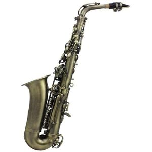 WMXD estudiante de saxofón Saxofón Alto Eb, Instrumento De Viento De Madera Profesional, Verde Antiguo, Llave E, Saxofón Plano Con Estuche, Piezas De Instrumentos Musicales WMXD estudiante de saxofón Saxofón Alto Eb, Instrumento De Viento De Madera Profesional, Verde Antiguo, Llave E, Saxofón Plano Con Estuche, Piezas De Instrumentos Musicales