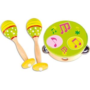 Bontempi – 610510 – Instrumento musical – maracas y pandereta música Set – Los Colores Pueden Variar , Modelos/colores Surtidos, 1 Unidad Bontempi – 610510 – Instrumento musical – maracas y pandereta música Set – Los Colores Pueden Variar , Modelos/colores Surtidos, 1 Unidad