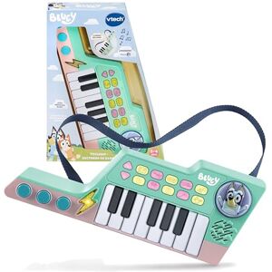 VTech Teclado-Guitarra de Bluey, Piano y Guitarra interactiva 2 en 1, Elige Entre 10 Instrumentos y Sonidos, CREA Tus propias melodías, Regalo niños +3 años, Versión ESP VTech Teclado-Guitarra de Bluey, Piano y Guitarra interactiva 2 en 1, Elige Entre 10 Instrumentos y Sonidos, CREA Tus propias melodías, Regalo niños +3 años, Versión ESP