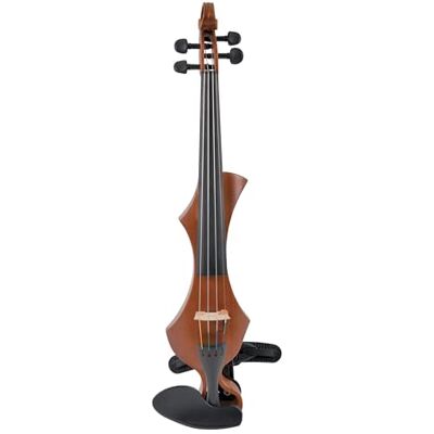GEWA Violín eléctrico , violín electrónico, Novita 3.0 dorado-marrón con reposahombros Wittner, 4 cuerdas GEWA Violín eléctrico , violín electrónico, Novita 3.0 dorado-marrón con reposahombros Wittner, 4 cuerdas