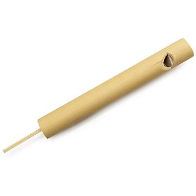 Terre Bambú Silbato Lotus Flauta pistón Flauta de bambú, 13,5 cm Terre Bambú Silbato Lotus Flauta pistón Flauta de bambú, 13,5 cm