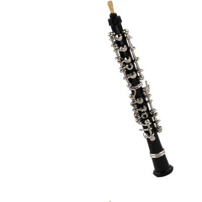 DALYNN Modelo De Oboe De Aleación En Miniatura, Con Soporte, Mini Instrumento Musical, 1 Ud. musical instrumento Miniatura (Size : 14cm) DALYNN Modelo De Oboe De Aleación En Miniatura, Con Soporte, Mini Instrumento Musical, 1 Ud. musical instrumento Miniatura (Size : 14cm)