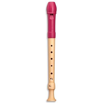 Mollenhauer FIPPLE Tere Flauta dulce soprano en C, color morado, plástico/arce, doble agujero barroco Mollenhauer FIPPLE Tere Flauta dulce soprano en C, color morado, plástico/arce, doble agujero barroco