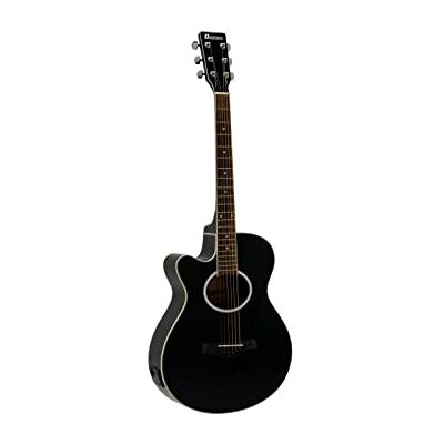DIMAVERY AW-400 Guitarra Western LH, color negro DIMAVERY AW-400 Guitarra Western LH, color negro