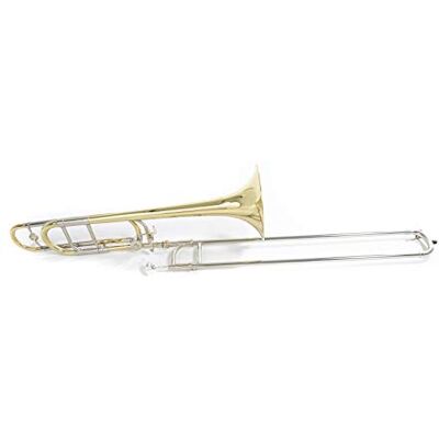 GEWA Roy Benson Trombón tenor en Sib/F TT-242F (válvula de cuarto, campana de latón de 8,5", calibre de 13,89 mm, láminas de alpaca, diseño ergonómico, en un práctico estuche) GEWA Roy Benson Trombón tenor en Sib/F TT-242F (válvula de cuarto, campana de latón de 8,5", calibre de 13,89 mm, láminas de alpaca, diseño ergonómico, en un práctico estuche)