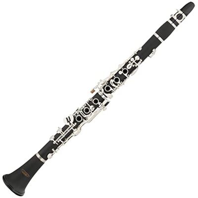 Classic Cantabile CLK-20 Clarinete de Plástico (sistema alemán, 20 llaves, 6 anillos, cuerpo de ebonita, incluye estuche y paño de limpieza) Classic Cantabile CLK-20 Clarinete de Plástico (sistema alemán, 20 llaves, 6 anillos, cuerpo de ebonita, incluye estuche y paño de limpieza)