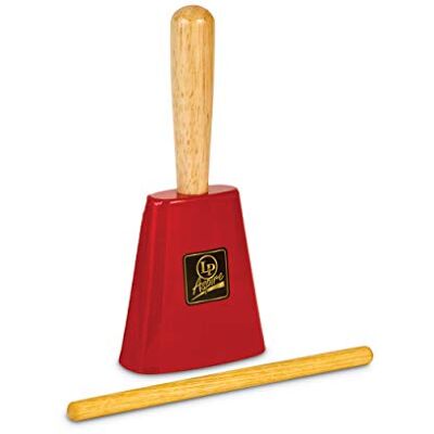Latin Percussion LP Aspire EZ-Grip Cencerro, color rojo, 3 1/2 Latin Percussion LP Aspire EZ-Grip Cencerro, color rojo, 3 1/2