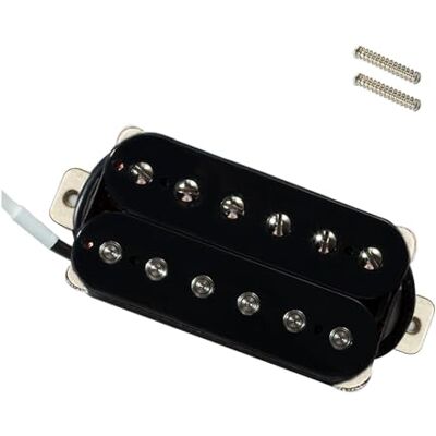 ZXFJYUIP Pastilla Humbucker No Ajustable Con Mástil De 50 Mm Y 7.6 KΩ Adecuada Para Guitarras Electroacústicas(5) ZXFJYUIP Pastilla Humbucker No Ajustable Con Mástil De 50 Mm Y 7.6 KΩ Adecuada Para Guitarras Electroacústicas(5)