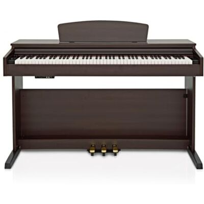 gear4music DP10X Piano Digital 88 Teclas Contrapesadas, Palisandro Sonido de Piano de Cola Multi-Tímbrico con Realismo Supremo, 88 Teclas Contrapesadas Sensibles al Tacto, Tres Pedales gear4music DP10X Piano Digital 88 Teclas Contrapesadas, Palisandro Sonido de Piano de Cola Multi-Tímbrico con Realismo Supremo, 88 Teclas Contrapesadas Sensibles al Tacto, Tres Pedales