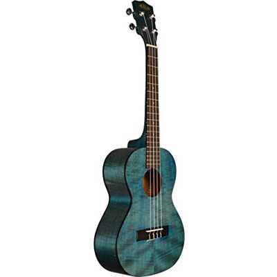 Kala KA-TEMB Exotic Mahogany Ukelele Instrumentos Musicales, color azul Kala KA-TEMB Exotic Mahogany Ukelele Instrumentos Musicales, color azul