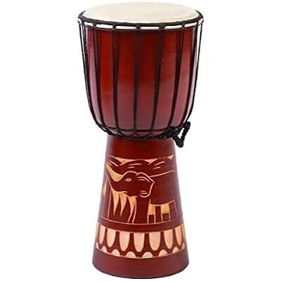 Ciffre 40cm Bass Djembe Drum Bongo Drum Elephant Brown Fair Trade Top Sound Ciffre 40cm Bass Djembe Drum Bongo Drum Elephant Brown Fair Trade Top Sound