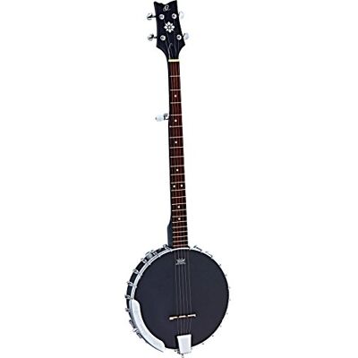 Ortega Guitars Ortega Banjo Raven Series 5-String Incluye funda Open Back sistema Pickup BK Negro Ortega Guitars Ortega Banjo Raven Series 5-String Incluye funda Open Back sistema Pickup BK Negro