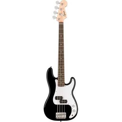 Fender Bajo eléctrico Squier Mini Precision Bass IL Negro, Incluye cursos virtuales gratuitos en Play Fender Bajo eléctrico Squier Mini Precision Bass IL Negro, Incluye cursos virtuales gratuitos en Play