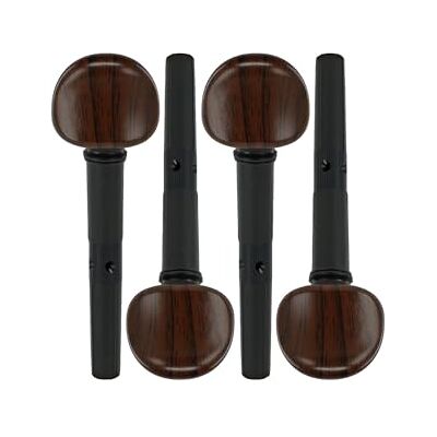 WITTNER Juego de 4 espirales para violín 4/4-3/4, diámetro de 7,8/1:30, color palisandro, 4 unidades, fabricado en Alemania WITTNER Juego de 4 espirales para violín 4/4-3/4, diámetro de 7,8/1:30, color palisandro, 4 unidades, fabricado en Alemania