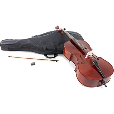 GEWA PURE HW Set de madera dura Violonchelo 1/16, Set listo para tocar, incl. funda para violonchelo, arco, colofonia, afinador fino, espiga GEWA PURE HW Set de madera dura Violonchelo 1/16, Set listo para tocar, incl. funda para violonchelo, arco, colofonia, afinador fino, espiga