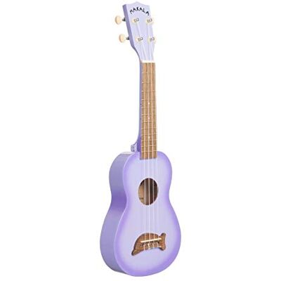 Kala Ma DOLPHINS MK-SD/PLBRST Soprano Ukulele, Purple Burst Kala Ma DOLPHINS MK-SD/PLBRST Soprano Ukulele, Purple Burst