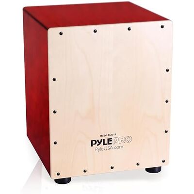 Pyle Tambor de Cajon, Jam Acustico compacto, Madera de Abedul, Slap Clasico, Caja de Percusion, Ideal para Niños, Adolescentes y Adultos Pyle Tambor de Cajon, Jam Acustico compacto, Madera de Abedul, Slap Clasico, Caja de Percusion, Ideal para Niños, Adolescentes y Adultos