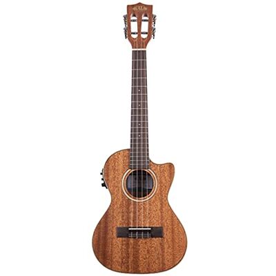Kala KA-SMH-TG Gloss Solid Mahogany CE Electro-Acoustic Tenor Ukulele with Case Kala KA-SMH-TG Gloss Solid Mahogany CE Electro-Acoustic Tenor Ukulele with Case