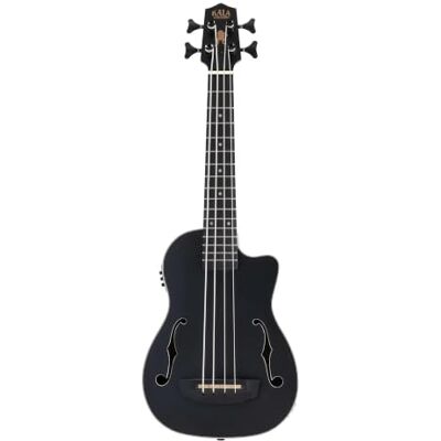 Kala U-Bass Journeyman Black Electro-Acoustic Bass Ukulele with Gig Bag Kala U-Bass Journeyman Black Electro-Acoustic Bass Ukulele with Gig Bag