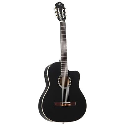 Ortega Guitars ORTEGA Family Series Classic Guitar negro mate, Ortega Guitars ORTEGA Family Series Classic Guitar negro mate,