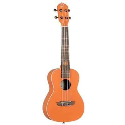 Ortega Guitars ORTEGA Custom Built Series Halloween Edition Concert Ukulele 4 String Pumpkin Orange Ortega Guitars ORTEGA Custom Built Series Halloween Edition Concert Ukulele 4 String Pumpkin Orange