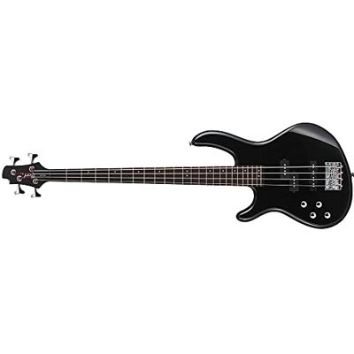 Cort Bajo de 4 cuerdas para zurdos, diseño moderno con doble cutaway Cort Bajo de 4 cuerdas para zurdos, diseño moderno con doble cutaway