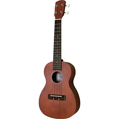 GEWA Concert Ukulele Almeria – color caoba – cuerpo de tilo – 378 mm de escala – diapasón de madera de pakka – acabado mate GEWA Concert Ukulele Almeria – color caoba – cuerpo de tilo – 378 mm de escala – diapasón de madera de pakka – acabado mate