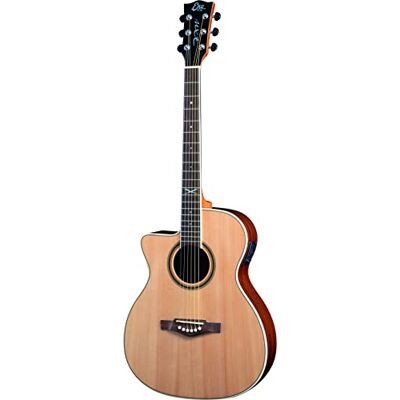 EKO GUITARS – NXT A100CE LH Natural, Guitarra Acústica, Tapa de Abeto, Aros y Fondo de Tilo, Diapasón de Roupanà Sudamericano, Forma Auditorium Cutaway, Color Natural EKO GUITARS – NXT A100CE LH Natural, Guitarra Acústica, Tapa de Abeto, Aros y Fondo de Tilo, Diapasón de Roupanà Sudamericano, Forma Auditorium Cutaway, Color Natural