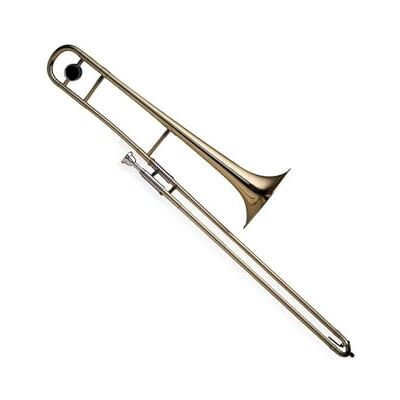 ZXFJYUIP Trombón Tenor Plano Dorado De Latón Instrumento Profesional Para Principiantes ZXFJYUIP Trombón Tenor Plano Dorado De Latón Instrumento Profesional Para Principiantes