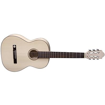 GEWA guitarra de concierto, guitarra clásica Pro Natura Silver tamaño 7/8 (aprox. 11-13 años) tapa de abeto macizo fondo/aros de arce color natural satinado GEWA guitarra de concierto, guitarra clásica Pro Natura Silver tamaño 7/8 (aprox. 11-13 años) tapa de abeto macizo fondo/aros de arce color natural satinado