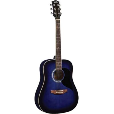 EKO GUITARS – RANGER 6 BLUE SUNBURST, Guitarra Acústica Serie Ranger, Tapa de Abeto, Aros y Fondo de Tilo, Mástil de Okumé, Diapasón de Roupanà Sudamericano, Color Blue Sunburst EKO GUITARS – RANGER 6 BLUE SUNBURST, Guitarra Acústica Serie Ranger, Tapa de Abeto, Aros y Fondo de Tilo, Mástil de Okumé, Diapasón de Roupanà Sudamericano, Color Blue Sunburst