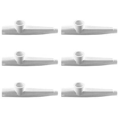 Tiger KAZ7 Kazoo Instrumento de plástico, 6 unidades, color blanco Tiger KAZ7 Kazoo Instrumento de plástico, 6 unidades, color blanco