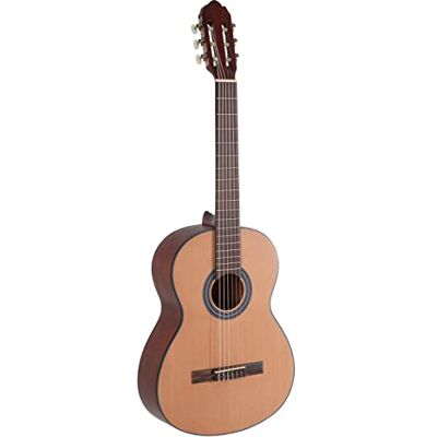 GEWA Guitare classique Student 3/4 taille noir table épicéa brillant GEWA Guitare classique Student 3/4 taille noir table épicéa brillant