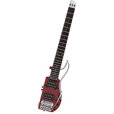 FLFL Guitarra De Viaje Silenciosa Eléctrica Acústica Sin Cabeza, Viaje Portátil Con Sistema De Trémolo, Conjunto De Efectos Integrados Principiantes Guitarra Eléctrica FLFL Guitarra De Viaje Silenciosa Eléctrica Acústica Sin Cabeza, Viaje Portátil Con Sistema De Trémolo, Conjunto De Efectos Integrados Principiantes Guitarra Eléctrica