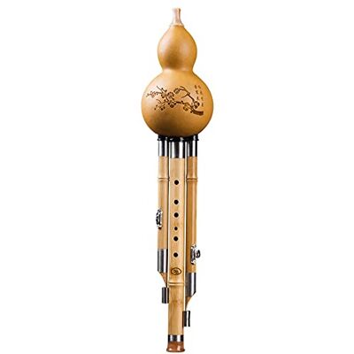 Generic 3 tonos Bb/C/D Key Hulusi Gourd Cucurbit Flauta Instrumento tradicional chino con estuche de nudo chino Flauta Hulusi natural Instrumento de viento for niños adultos Principiantes(Bb key) Generic 3 tonos Bb/C/D Key Hulusi Gourd Cucurbit Flauta Instrumento tradicional chino con estuche de nudo chino Flauta Hulusi natural Instrumento de viento for niños adultos Principiantes(Bb key)