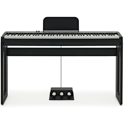 gear4music Keynote Compact Digital Upright Piano with Bluetooth, Black 88 Teclas de Acción Martillo Totalmente Contrapesadas, Soporte Extraíble, 30 Ajustes DREAM, Unidad 3 Pedales, Negro gear4music Keynote Compact Digital Upright Piano with Bluetooth, Black 88 Teclas de Acción Martillo Totalmente Contrapesadas, Soporte Extraíble, 30 Ajustes DREAM, Unidad 3 Pedales, Negro
