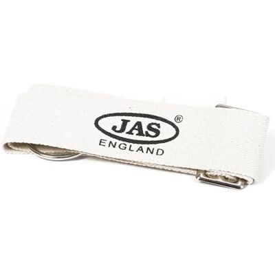 JAS Dhol Cinturón ajustable blanco de 7,6 cm JAS Dhol Cinturón ajustable blanco de 7,6 cm