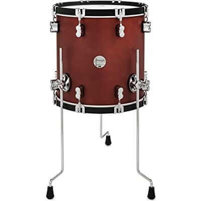 Pacific Drums Concept Classic Floor Tom, 35.6 cm x 35.6 cm, Mancha de sangre de buey, Aros de madera con mancha de ébano cascos de arce y aros de mostrador Pacific Drums Concept Classic Floor Tom, 35.6 cm x 35.6 cm, Mancha de sangre de buey, Aros de madera con mancha de ébano cascos de arce y aros de mostrador