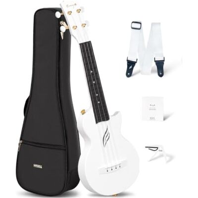 enya Ukelele Soprano 21 Pulgadas NOVA U Mini Ukelele Blanco Acústico para Principiantes Adultos Niños de 3 a 15 Años Kit de Inicio con Estuche Correa Capo y Cuerdas para el Hogar La Escuela enya Ukelele Soprano 21 Pulgadas NOVA U Mini Ukelele Blanco Acústico para Principiantes Adultos Niños de 3 a 15 Años Kit de Inicio con Estuche Correa Capo y Cuerdas para el Hogar La Escuela