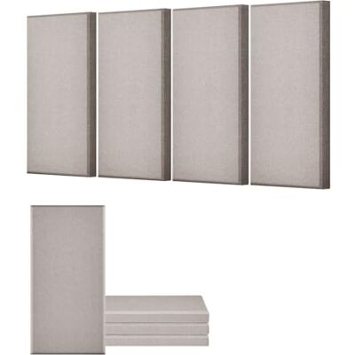 VEVOR Paneles Acústicos de Fibra de Vidrio, Paneles de Absorción de Sonido, Insonorizados Autoadhesivos, para Estudios, Oficinas, Cine en Casa, Salas de Reuniones, Camello, 600 x 300 x 50 mm, 4 uds VEVOR Paneles Acústicos de Fibra de Vidrio, Paneles de Absorción de Sonido, Insonorizados Autoadhesivos, para Estudios, Oficinas, Cine en Casa, Salas de Reuniones, Camello, 600 x 300 x 50 mm, 4 uds