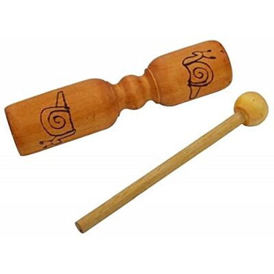 A-Star tradicional TikTok bloque de madera hecho a mano de dos tonos con batidor de madera, bloque de ritmo de percusión A-Star tradicional TikTok bloque de madera hecho a mano de dos tonos con batidor de madera, bloque de ritmo de percusión